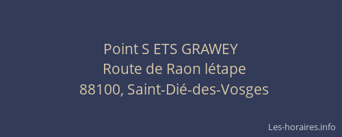 Point S ETS GRAWEY