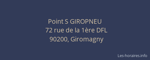 Point S GIROPNEU