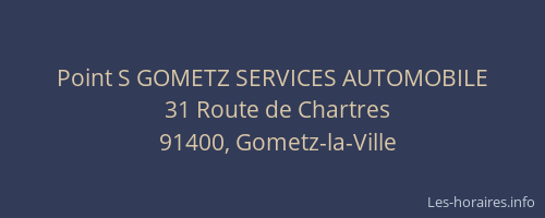 Point S GOMETZ SERVICES AUTOMOBILE