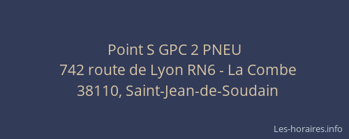 Point S GPC 2 PNEU