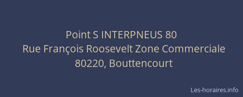 Point S INTERPNEUS 80