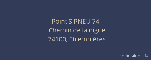 Point S PNEU 74