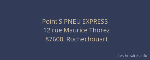 Point S PNEU EXPRESS