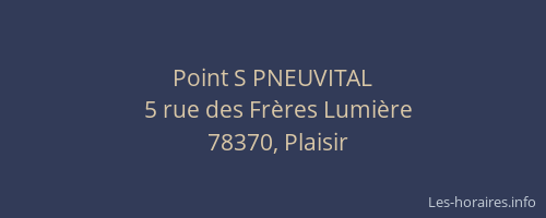Point S PNEUVITAL