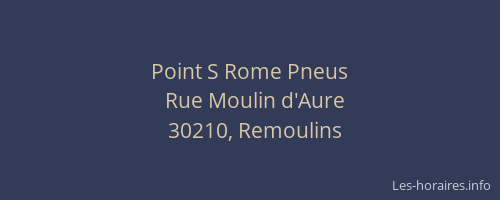Point S Rome Pneus