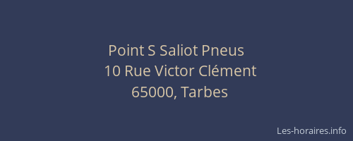 Point S Saliot Pneus