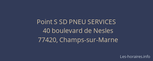 Point S SD PNEU SERVICES