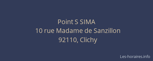 Point S SIMA