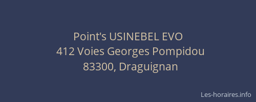 Point's USINEBEL EVO