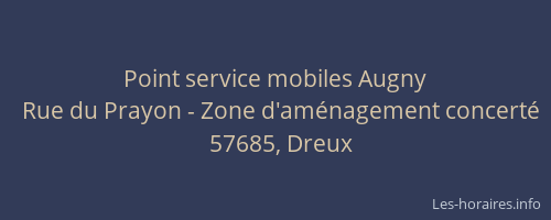 Point service mobiles Augny