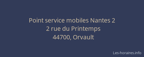 Point service mobiles Nantes 2