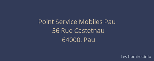 Point Service Mobiles Pau