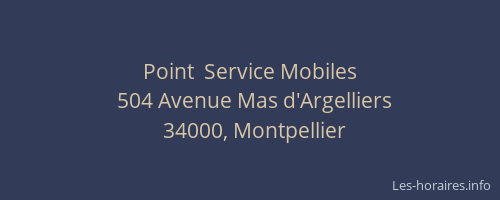 Point  Service Mobiles