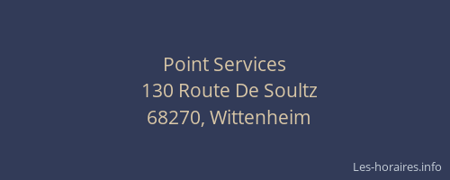 Point Services