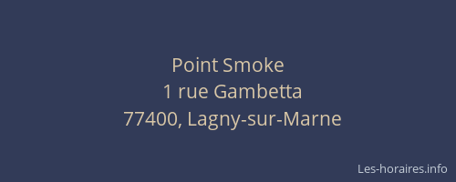 Point Smoke