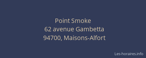 Point Smoke