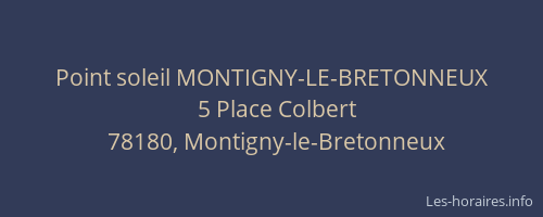 Point soleil MONTIGNY-LE-BRETONNEUX