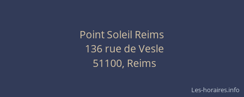Point Soleil Reims