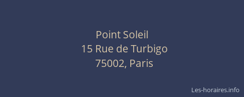 Point Soleil