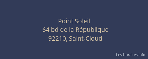 Point Soleil