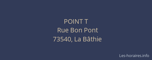 POINT T