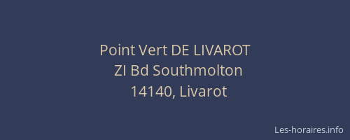 Point Vert DE LIVAROT