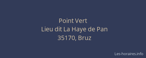 Point Vert