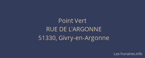 Point Vert