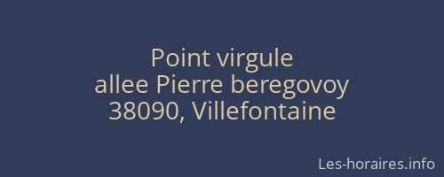 Point virgule