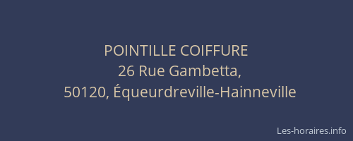 POINTILLE COIFFURE