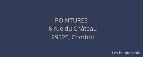 POINTURES