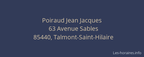 Poiraud Jean Jacques