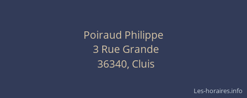 Poiraud Philippe