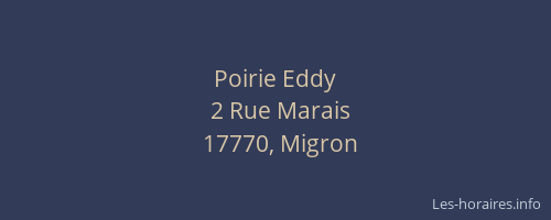 Poirie Eddy