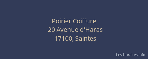 Poirier Coiffure