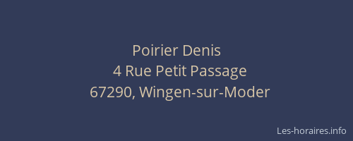 Poirier Denis