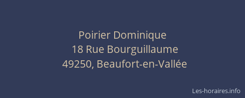 Poirier Dominique