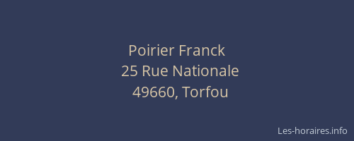 Poirier Franck