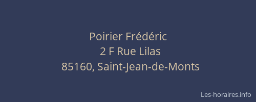 Poirier Frédéric