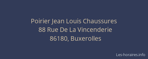 Poirier Jean Louis Chaussures
