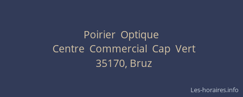 Poirier  Optique