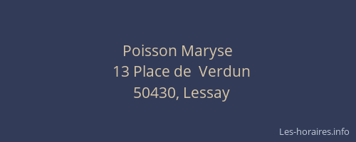 Poisson Maryse