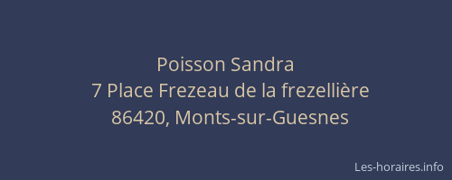 Poisson Sandra