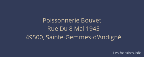 Poissonnerie Bouvet