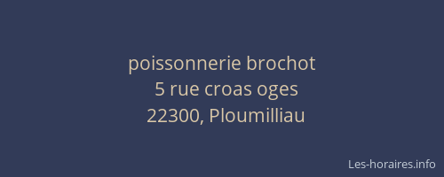 poissonnerie brochot