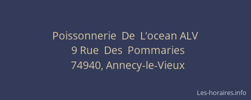 Poissonnerie  De  L'ocean ALV