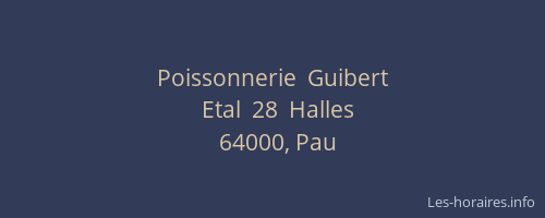 Poissonnerie  Guibert
