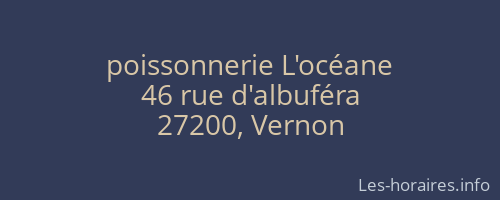 poissonnerie L'océane