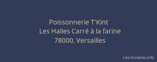Poissonnerie T'Kint
