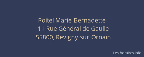 Poitel Marie-Bernadette